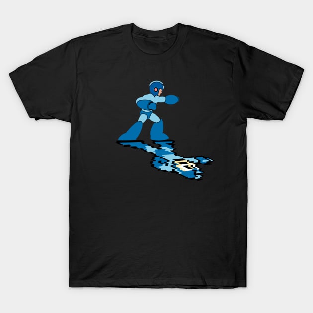 Mega Man Reflection T-Shirt by bakru84